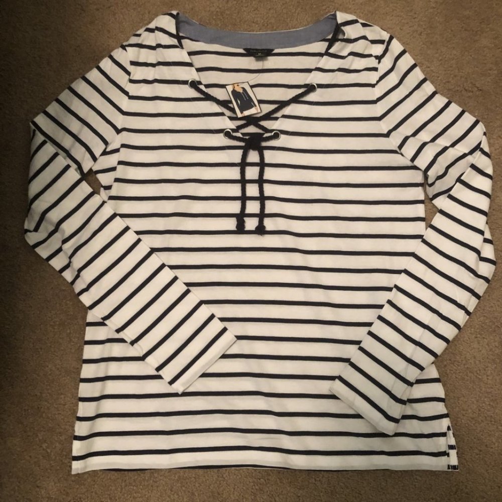 Nautica Striped Long Sleeve tshirt